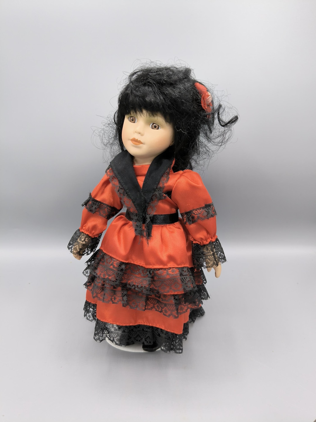 Poupée Flamenca En Porcelaine - Muñeca Flamenca, Occasion, Collection