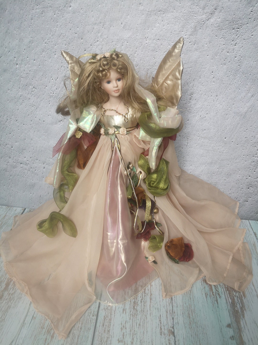 Vintage Stunning Collectible Fairy Doll Doll With Wings Doll Etsy