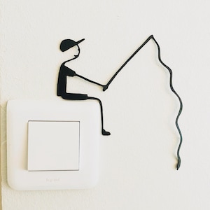 Wall decoration / 3D printing / fisherman / Filomen