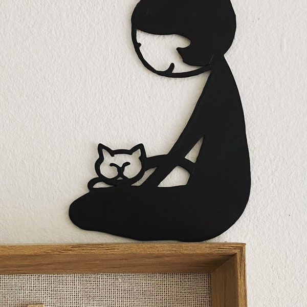 Chat / décoration murale / impression 3d / home decor / cat