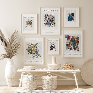 Abstract Art Prints, Wassily Kandinsky Gallery Print Set, Abstract Prints Gallery Wall Set, Expressionist Art, Geometric Modern Art Set