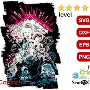 Stanger Things svg, eps, dxf, Stanger Things png for Cricut, Silhouette Cameo, ScranNCut, Netfix svg series, Netfix png series