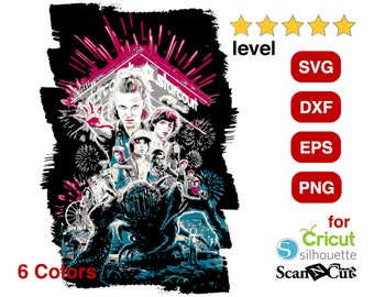 Stanger Things svg, eps, dxf, Stanger Things png for Cricut, Silhouette Cameo, ScranNCut, Netfix svg series, Netfix png series