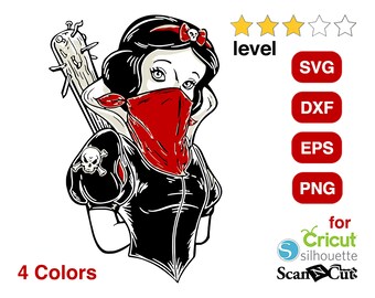 Snow White Gangster Svg Eps Dxf Snow White Gangster Png for - Etsy Canada