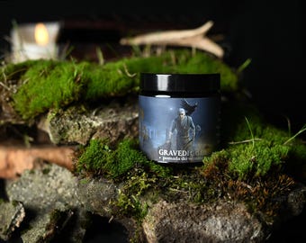 Pommade capillaire Fossoyeuse - Parfumée à la terre/à base de plantes - 60/120 ml