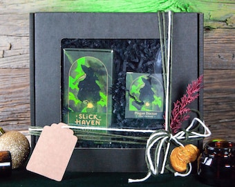 Coffret Plague Doctor - Huile et baume à barbe - Parfumé à base de plantes/médical