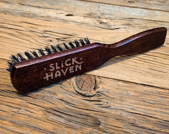 Brosse à barbe avec manche - Slickhaven - Soins pour hommes