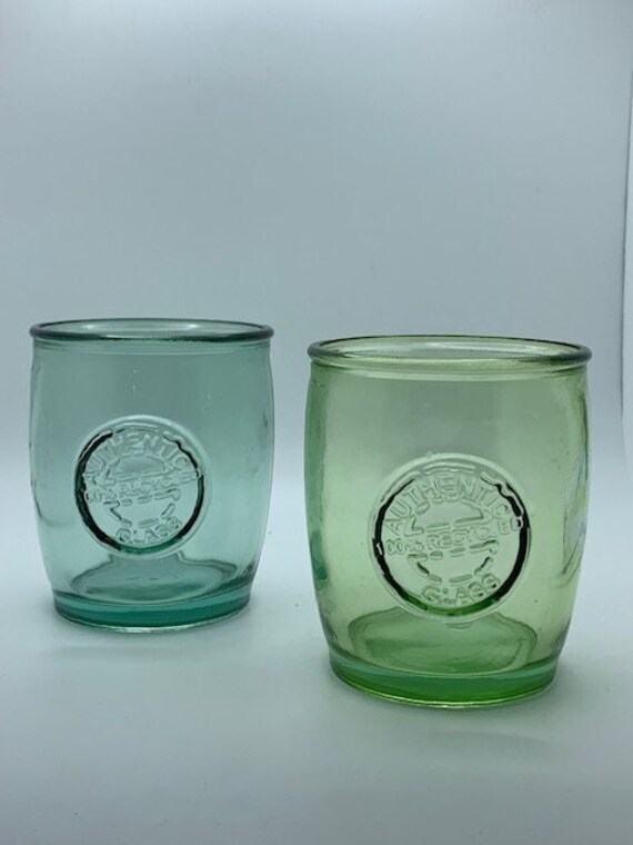 Authentic Recycled Glass Cups Etsy