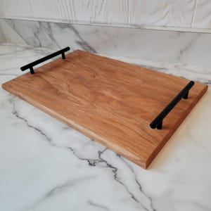 Kersencharcuteriebord met handgrepen