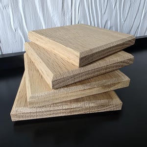 White Oak Coaster Set