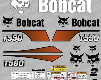 Bobcat T590 Loader Aftermarket Decal / Aufkleber / Adesivo / Sticker / Replacement Set