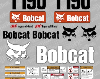 Bobcat T190 Loader Aftermarket Decal / Aufkleber / Adesivo / Sticker / Replacement Set