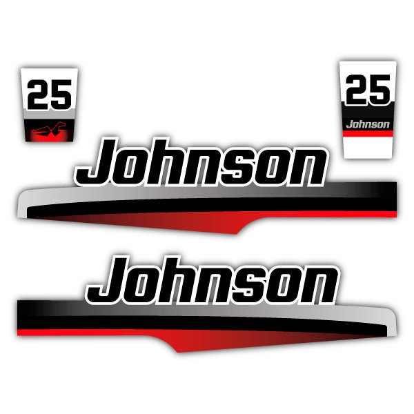 Johnson Outboard Decals Etsy