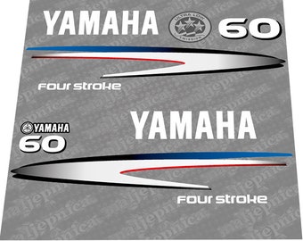 Yamaha 60 Four Stroke (2002-2006) Outboard Decal Sticker Set