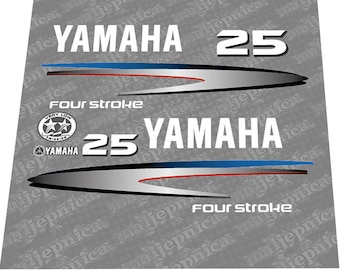 新品 YAMAHA 船外機 デカール ステッカー 4スト Amazon.co.jp: 411 Decals アフターマーケット交換用 ヤマハ 115