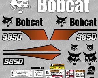 Bobcat S650 Loader Aftermarket Decal / Aufkleber / Adesivo / Sticker / Replacement Set