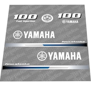Yamaha 100 Four Stroke (2013) Outboard Decal Sticker Set