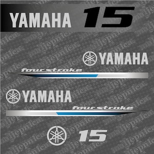 Yamaha 15 (2013) Outboard Decal Sticker Set