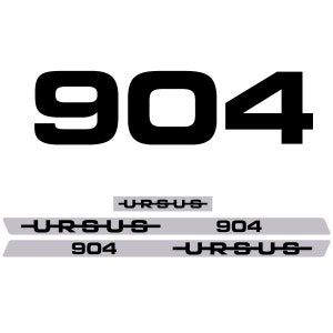 Ursus 904 アフターマーケット交換用トラクターデカール (ステッカー - 交換用 - アフターマーケット) セット