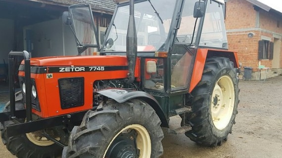 Zetor 7745 Aftermarket Tractor Decal / Aufkleber / Adesivo
