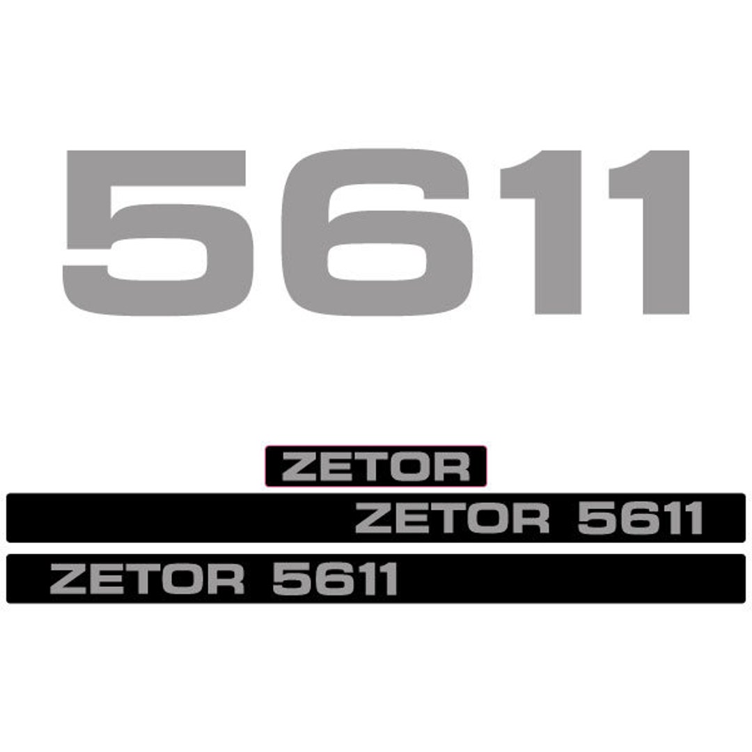 Zetor 3511 Tractor Aftermarket Decal Set - Aufkleber / Adesivo / Sticker