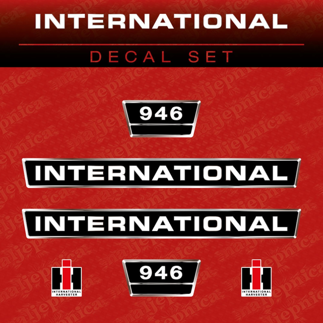 Traktor Aufkleber IHC McCormick Set – Für International 453