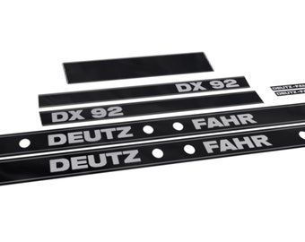thumbnail image 2 of Deutz-Fahr DX 4.70 TOM Tractor Aftermarket Decal Set - Made In Croatia 2 of 6