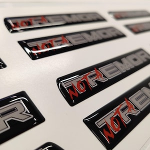 Tremor 3D Ersatz für F250 oder F350 Fender 2023 und 2024 Aufkleber 2 Stück / Fender Decals Set / Not a Tremor / Not a Tremor