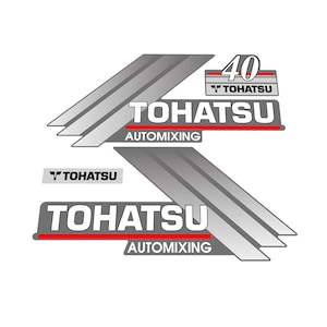 Tohatsu 40 (2004) Outboard Decal Sticker Set