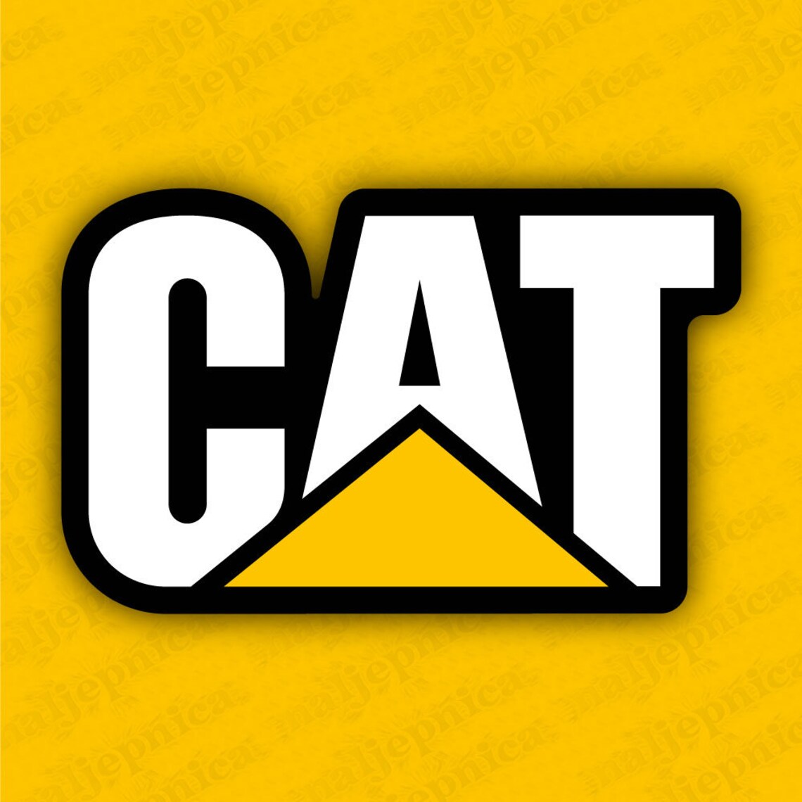 CAT Equipment Machinery Logo 762x486mm 1pcs Aftermarket Decal Etsy