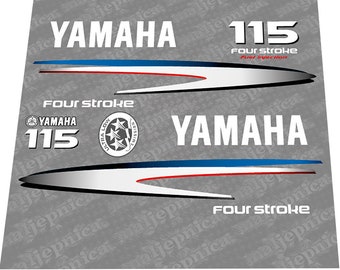 Yamaha 115 Four Stroke (2002-2006) Outboard Decal Sticker Set