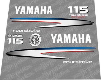 Yamaha 115 Four Stroke (2002-2006) Juego de pegatinas para fuera de borda