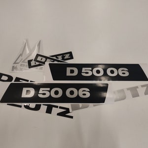Deutz D 50 06 N Aftermarket Replacement Tractor Decal (Sticker) Set