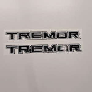 Tremor Aftermarket Replacement Decals for Truck Bed Side 2pcs / Sticker Set
