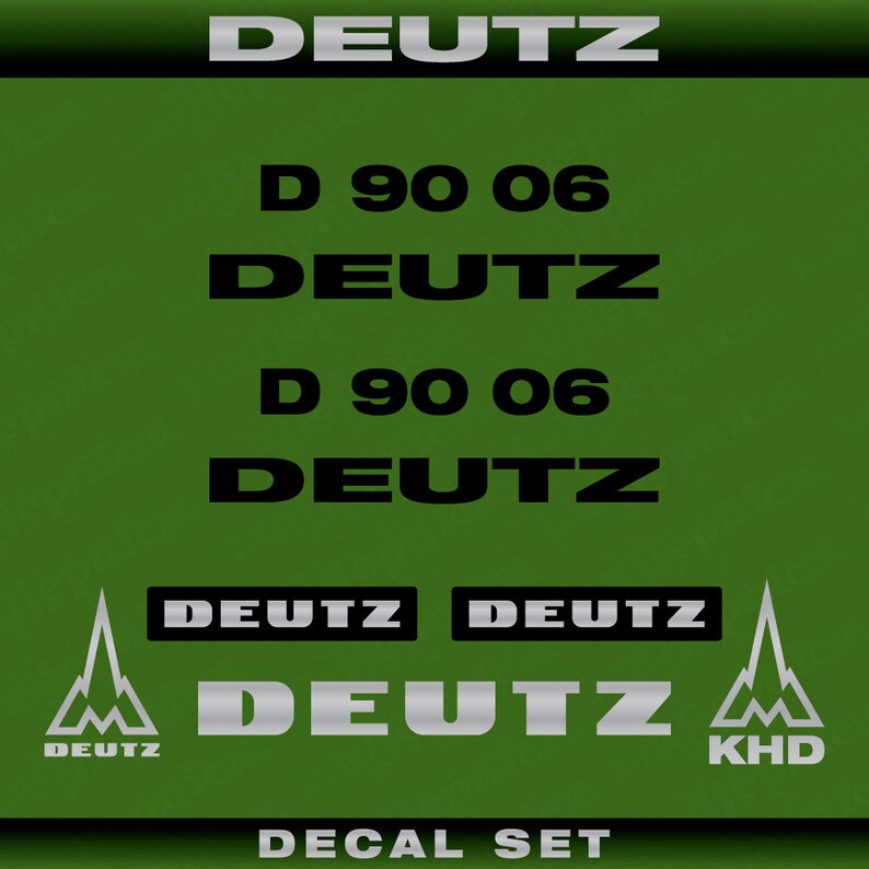 Stickers en emblemen Deutz: Stickerset Deutz-Fahr Agrotron 150