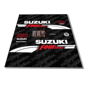Suzuki 250 Four Stroke (2004) Outboard Decal Sticker Set