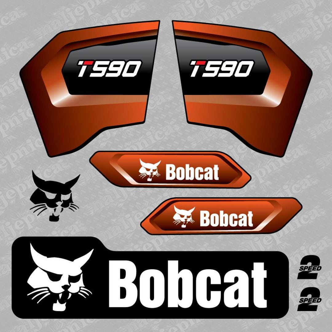 Bobcat 873 Turbo Lader Aftermarket Aufkleber / Ersatzaufkleber