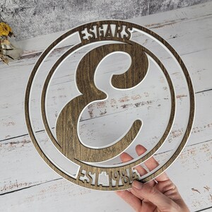 Personalisiertes Hochzeitsgeschenk Nachname Etabliertes Zeichen Familienname Zeichen Holzschild Benutzerdefiniertes Holzschild Jahrestag Paar Geschenk Personalisiertes Zeichen