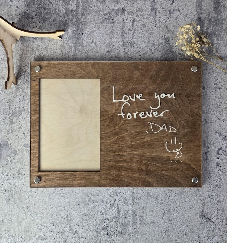 Engraved Handwriting Photo Frame: Memorial Keepsake Gift - Etsy
