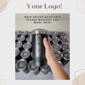 Corporate Gift, Custom Logo Tumbler, Insulated Tumblers, Closing Gift, Promotional Items, Custom Tumbler, Laser Engraved, Travel Mug, Cup