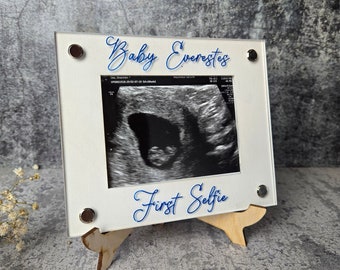 Personalisierter Ultraschall-Bilderrahmen: Baby-Andenken