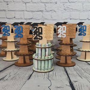 2025 Graduation Gift Money Holder, Tiered Graduation Money Cake, Gift Ideas For Him, Gift ideas for Her, Personalized Graduation Gift