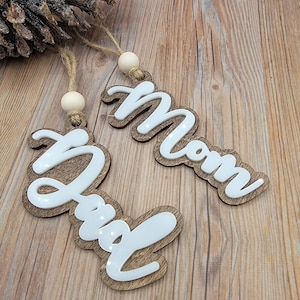 Personalized Stocking Tag Ornament,Personalized Christmas Stocking Tag- Family Names