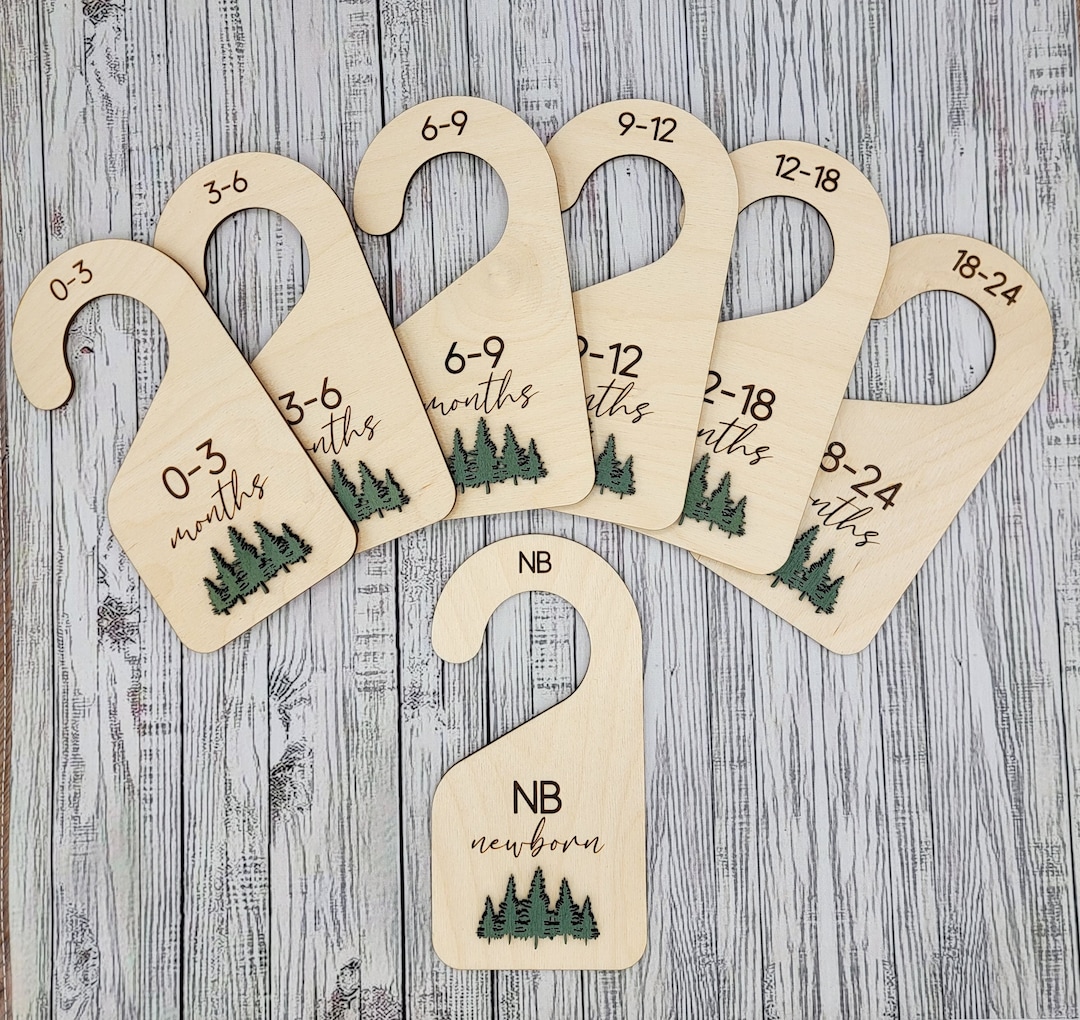 Baby Closet Dividers Wooden Baby Clothes Dividers Baby Closet Organize