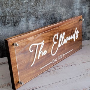 Pallet Sign / Last Name Sign / Custom Wood Sign / Established Sign / Personalized Wedding gift / Wedding Sign / 3D Sign / Family Name Sign