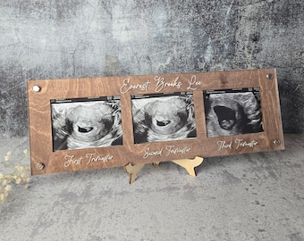 Personalisierter Ultraschall-Bilderrahmen: Baby-Andenken