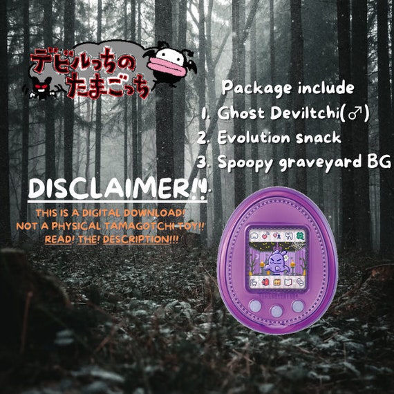 TAMAGOTCHI 4U CHARACTER Ghost Deviltchi Digital Download Not