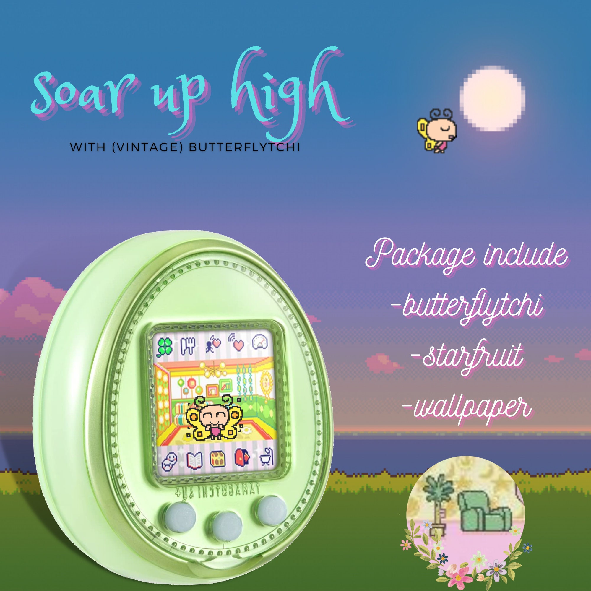 Tamagotchi 4U/4U+ Character Butterflytchi - Etsy