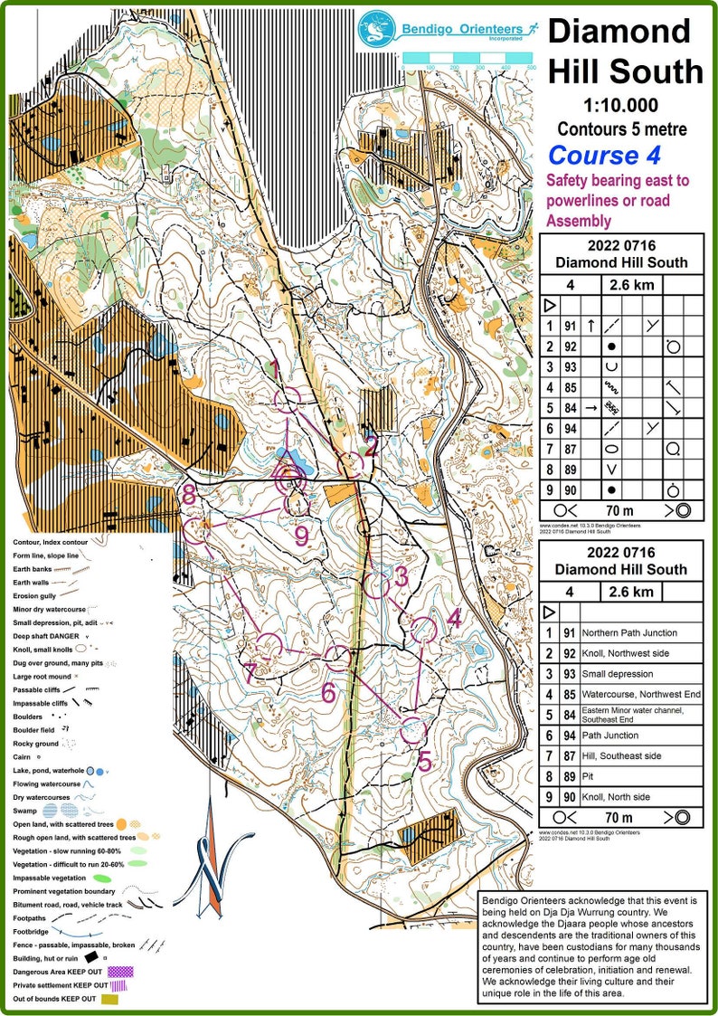 A4 Maps Printed on Pretex Waterproof Paper Etsy UK
