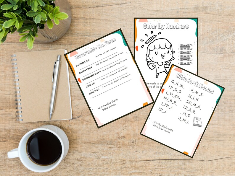 Printable Bible Game for Kids, Bible Game Bundle for Kids - Etsy